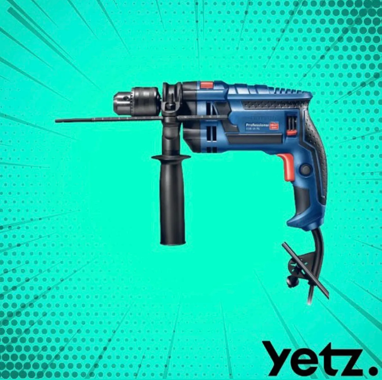 Furadeira de impacto 220V para locação em Curitiba - Yetz Equipamentos